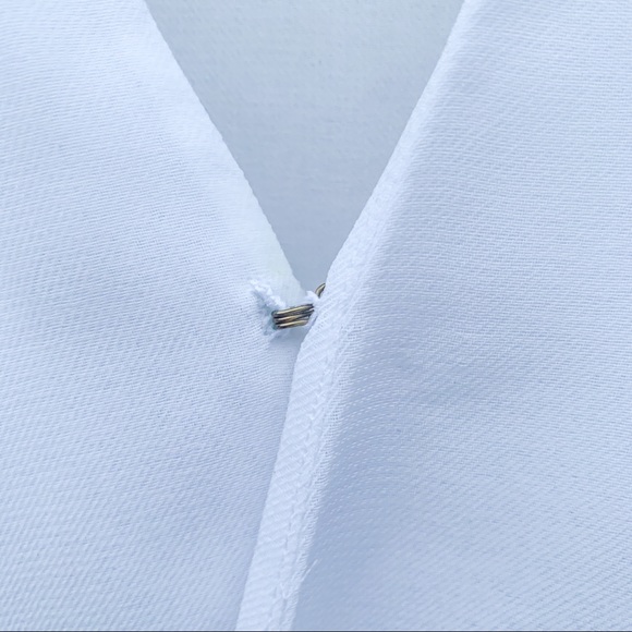 **SOLD** MICHAEL KORS Sheer Collared Blouse - Picture 5 of 8